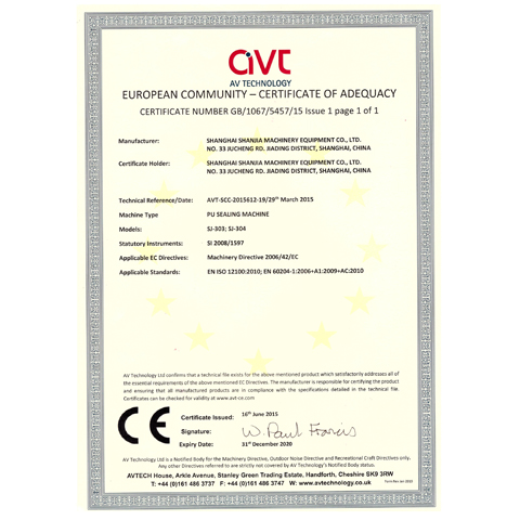 CE certificate