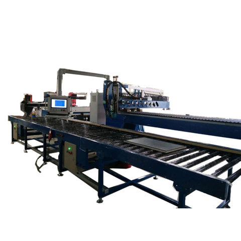 Automatic glue dispensing line